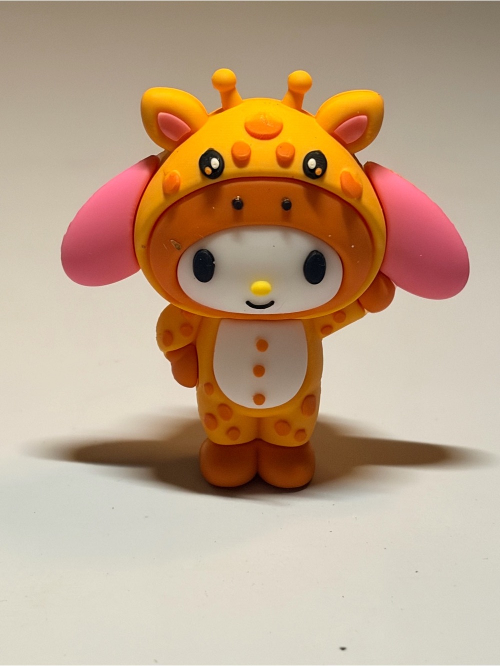 Hello kitty Cute Orange Giraffe Character Kids Toy Figure -